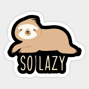 Sloth Lazy Sticker